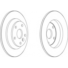 DDF1616-1 FERODO Тормозной диск