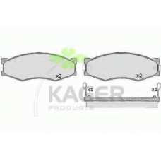 35-0259 KAGER Комплект тормозных колодок, дисковый тормоз
