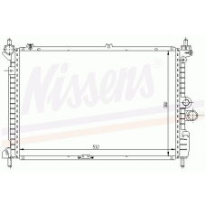 63227 NISSENS Охладитель, охлаждение двигателя