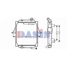 390022N AKS DASIS Радиатор, охлаждение двигателя