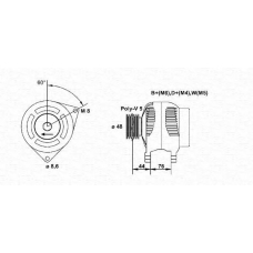 063341727010 MAGNETI MARELLI Генератор