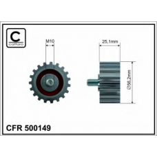 500149 CAFFARO Паразитный / ведущий ролик, зубчатый ремень