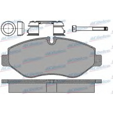 AC0581297D AC Delco Комплект тормозных колодок, дисковый тормоз