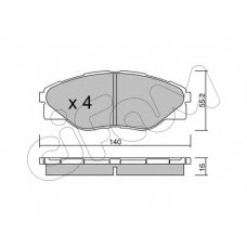 822-936-0 CIFAM Комплект тормозных колодок, дисковый тормоз