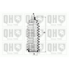 QG1175 QUINTON HAZELL Комплект пылника, рулевое управление