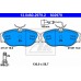 13.0460-2979.2 ATE Комплект тормозных колодок, дисковый тормоз
