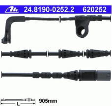 24.8190-0252.2 ATE Сигнализатор, износ тормозных колодок