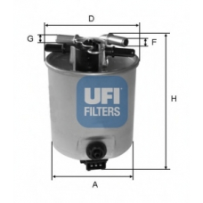 24.025.01 UFI Топливный фильтр