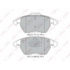 BD2206 LYNX Bd-2206 колодки тормозные передние citroen c4 2.0-2.0d 04], peugeot 207 1.6 07] / 208 1.0-1.6d 12] /