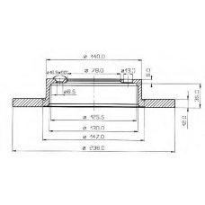 BDC3246 QUINTON HAZELL Тормозной диск