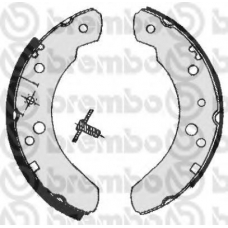 S 24 537 BREMBO Комплект тормозных колодок