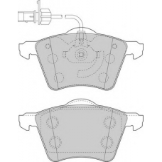 FD6921V NECTO Комплект тормозных колодок, дисковый тормоз