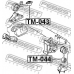 TM-043 FEBEST Подвеска, двигатель