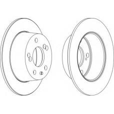 DDF094-1 FERODO Тормозной диск