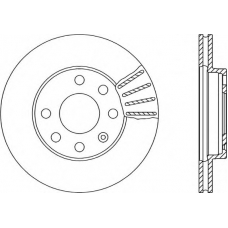 BDA1404.20 OPEN PARTS Тормозной диск