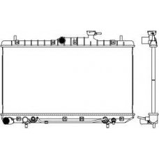 3221-1009 SAKURA  Automotive Радиатор, охлаждение двигателя