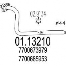 01.13210 MTS Труба выхлопного газа