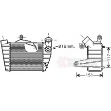76004019 VAN WEZEL Интеркулер