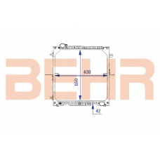 2203879 BEHR Radiator