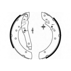 GS8206 TRW Комплект тормозных колодок