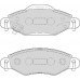 FD6967N NECTO Комплект тормозных колодок, дисковый тормоз
