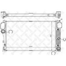 10-25347-SX STELLOX Радиатор, охлаждение двигателя