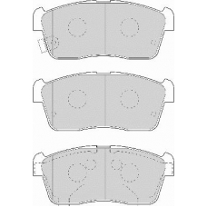 FD7022A NECTO Комплект тормозных колодок, дисковый тормоз