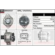 DRA0437 DELCO REMY Генератор