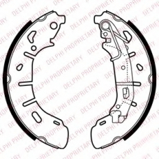 LS2050 DELPHI Комплект тормозных колодок