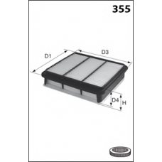 LFAF445 LUCAS FILTERS Воздушный фильтр