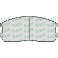 05P265 LPR Комплект тормозных колодок, дисковый тормоз