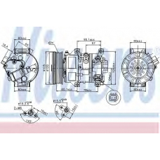 89345 NISSENS Компрессор, кондиционер