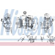 89554 NISSENS Компрессор, кондиционер