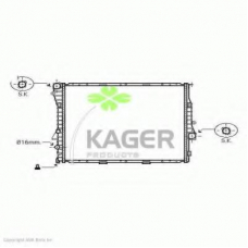 31-1826 KAGER Радиатор, охлаждение двигателя