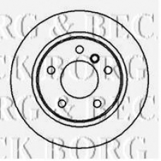 BBD5077 BORG & BECK Тормозной диск