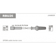 RBU26 JANMOR Комплект проводов зажигания
