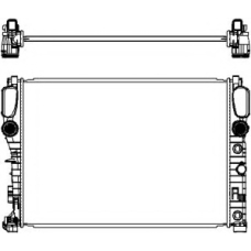 3311-8502 SAKURA  Automotive Радиатор, охлаждение двигателя