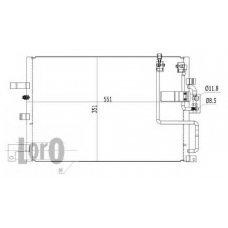 044-016-0005 LORO Конденсатор, кондиционер