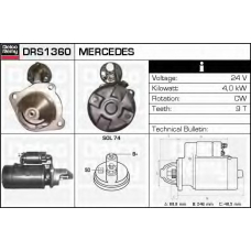 DRS1360 DELCO REMY Стартер