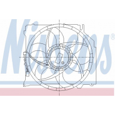 85067 NISSENS Вентилятор, охлаждение двигателя
