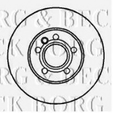 BBD4071 BORG & BECK Тормозной диск