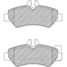 FSL1780 FERODO Комплект тормозных колодок, дисковый тормоз
