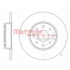 6110307 METZGER Тормозной диск