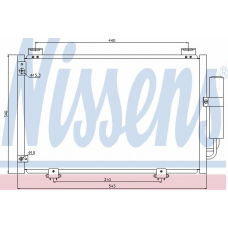 94600 NISSENS Конденсатор, кондиционер