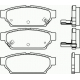 T3042 PAGID Комплект тормозных колодок, дисковый тормоз