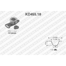 KD455.18 SNR Комплект ремня грм