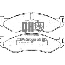 4363602219 Jp Group Комплект тормозных колодок, дисковый тормоз