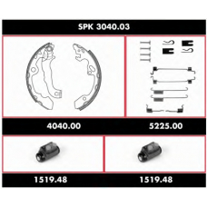 SPK 3040.03 WOKING Комплект тормозов, барабанный тормозной механизм