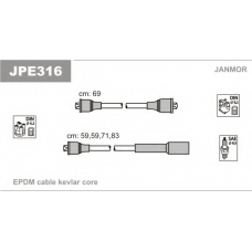 JPE316 JANMOR Комплект проводов зажигания