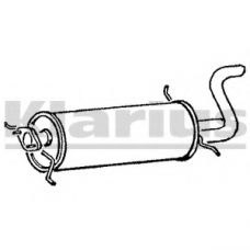 220151 KLARIUS Глушитель выхлопных газов конечный